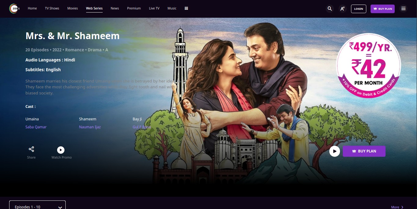 Mrs & Mr Shameem Season 2 - Zee5 Release Date