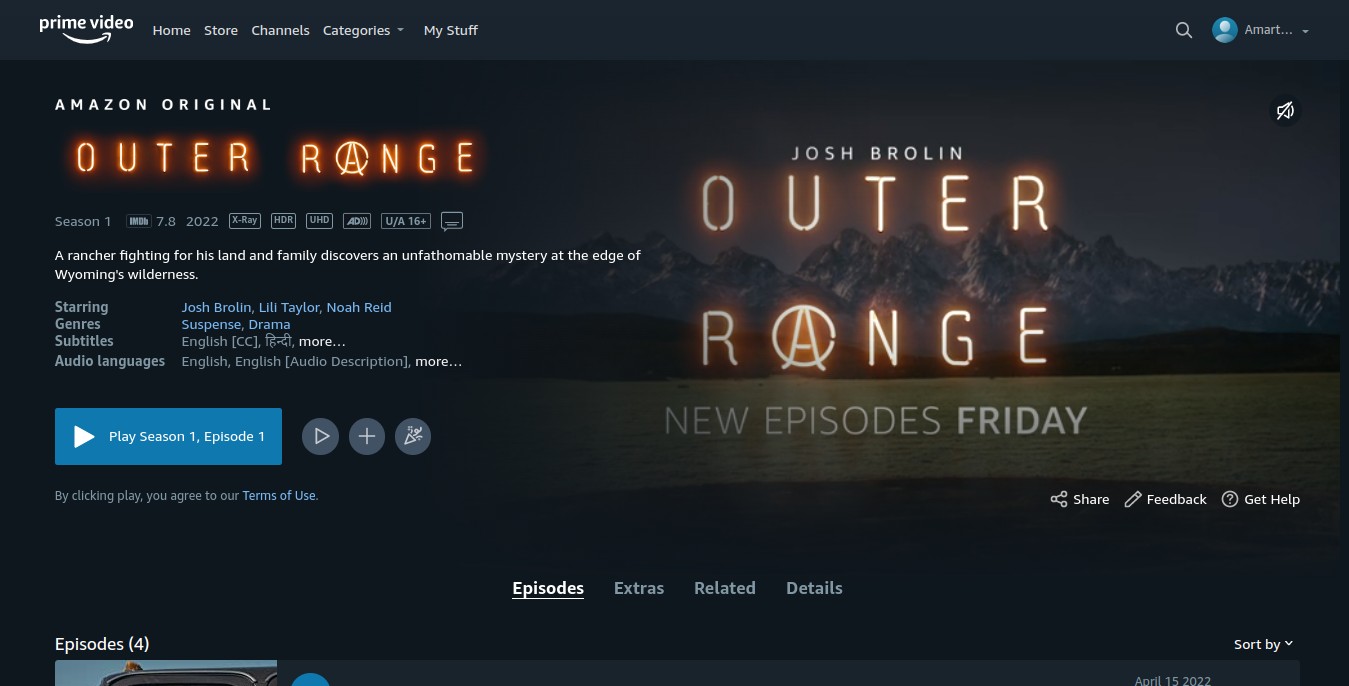 Outer Range Episode 7 Release Date