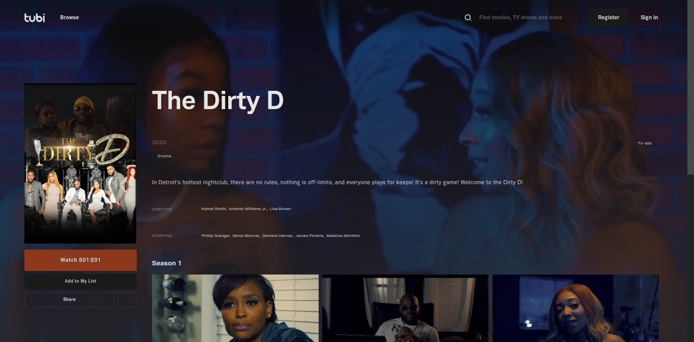 The Dirty D Tubi Season 2 Release Date